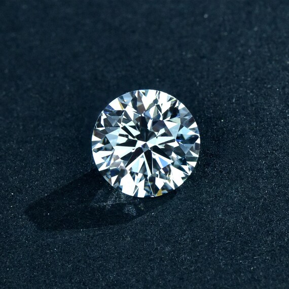 Round Lab diamonds Loose Stone,Clear White D Color VS1 Synthetic Diamond with Certificate