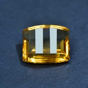 Unique Citrine Loose Stone,20x17mm Irregular Shape Faceted Natural Gemstone Yellow Crystal for Jewelry Making