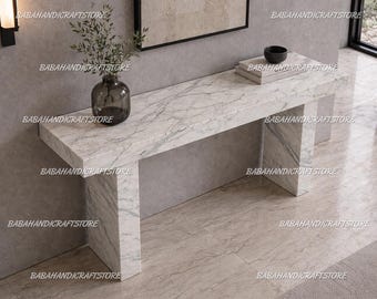 Modern Black Marble Dining Table, Nero Style Marble Kitchen Table, Mid-Century Modern Marble Contemporary Unique Dining Room Table Top |