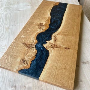 Handmade Acacia Wood Epoxy Resin River Table Top