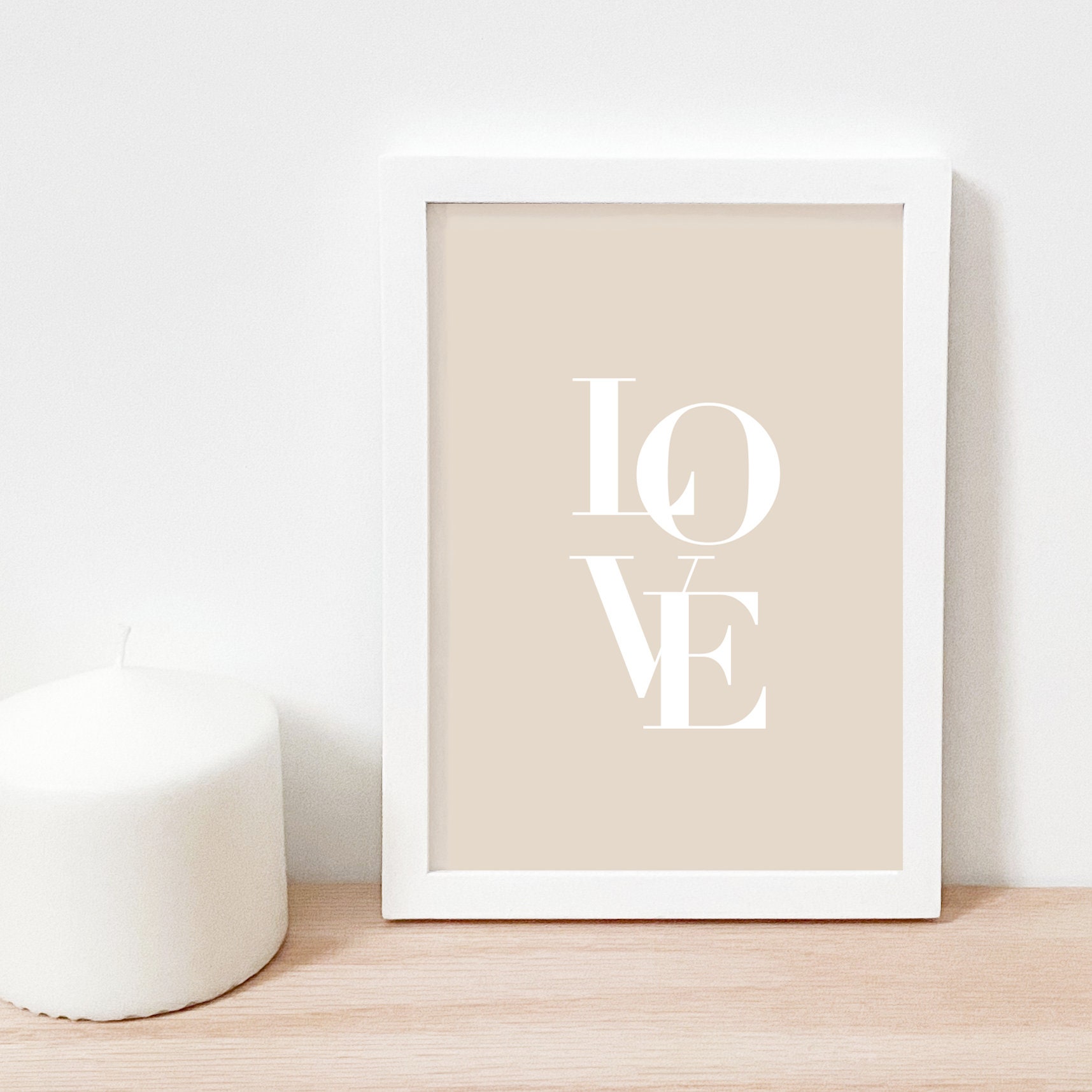 Love Wall Art Print . Digital Download . Wall Decor Etsy