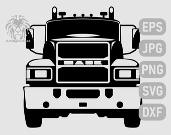 Mack Truck Svg Etsy