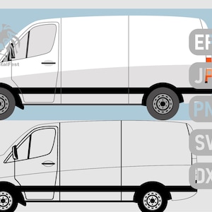 Grote witte bestelwagen svg Oekraïne