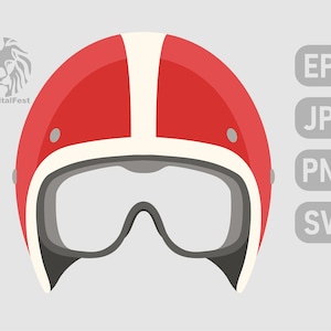 classic motorcycle helmet svg