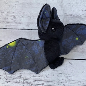 MADE TO ORDER - Firefly Bat - Stuffed Animal Plush Plushie Fireflies Fairy Enchanted Forest