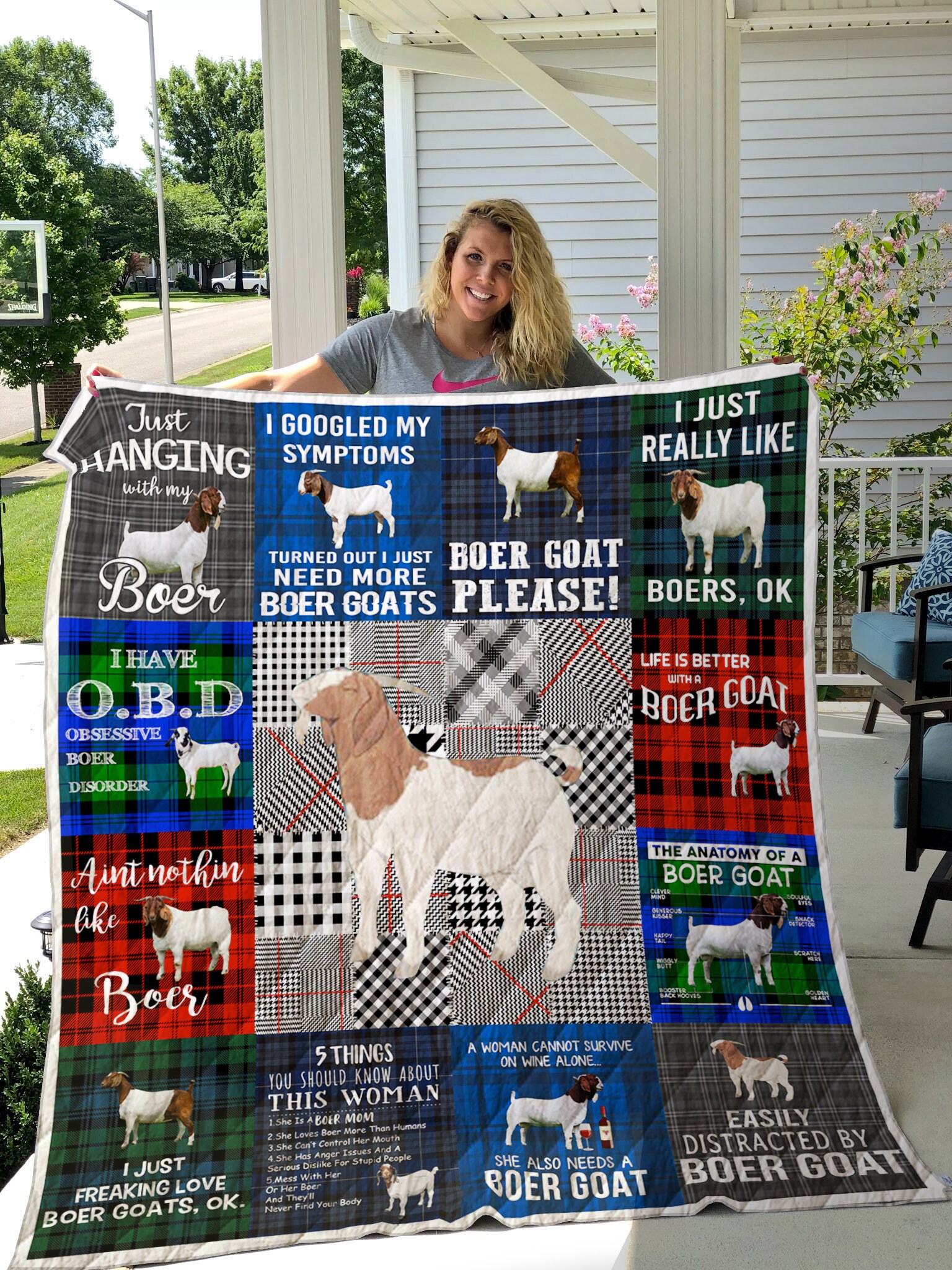 Boer Goats Fleece Blanket Love Goat Quilt Blanket Perfect Etsy