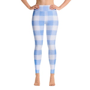 Gingham Yoga Leggings
