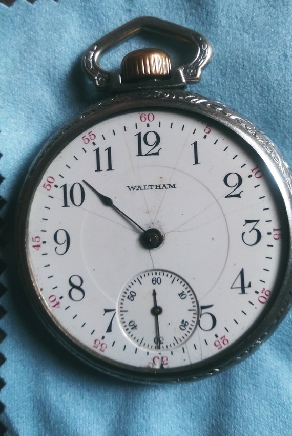 Waltham pocket watch as is