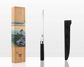KOTAI Flexible Fillet Knife - 200 mm blade - Hand Forged Japanese 440C Steel