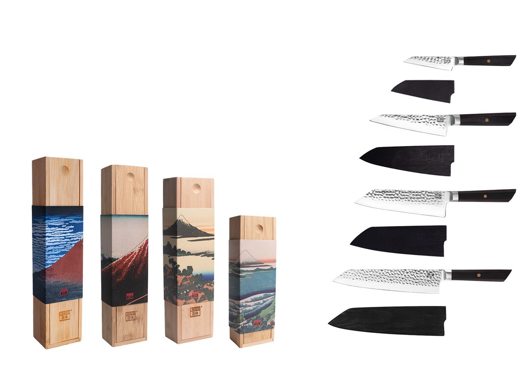 Bunka Complete Set (bunka 90mm Paring Knife + Petty Bunka 135mm ...