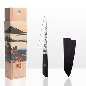 KOTAI Petty Utility Knife - 135 mm blade - Hand Forged Japanese 440C Steel