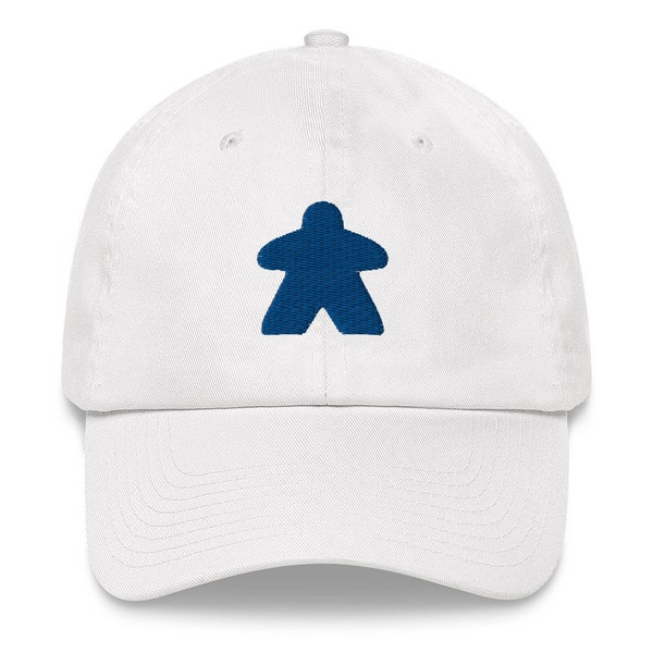 Blauwe Meeple Dad Hat