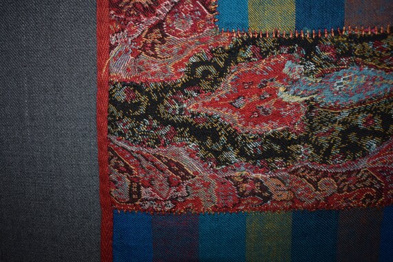 Real Kashmir 40x80 inch antique pashmina shawl ma… - image 4