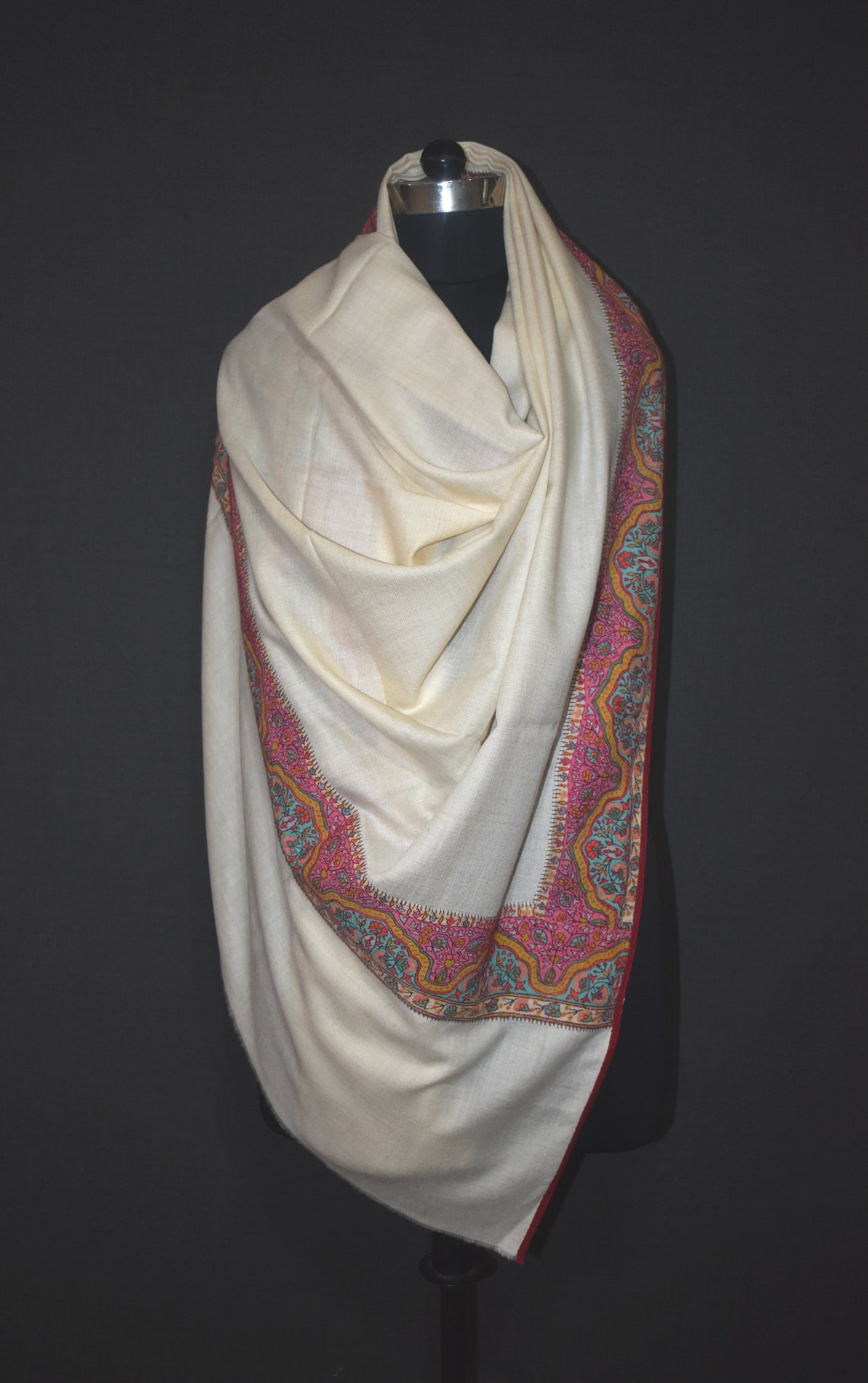 kalamkari pashmina shawl