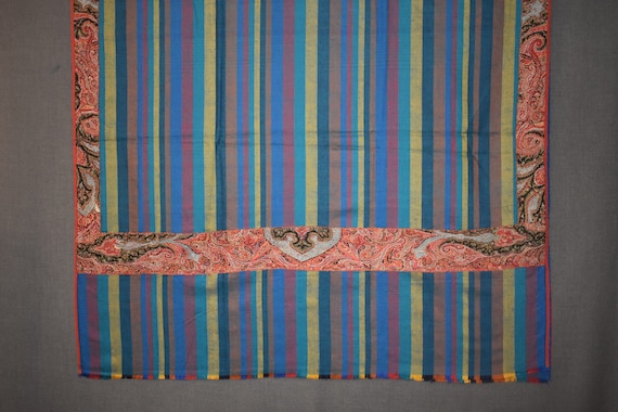 Real Kashmir 40x80 inch antique pashmina shawl ma… - image 1