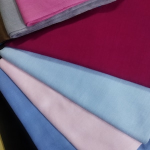 Handmade Kashmir Pashmina Cashmere Stole: Solid Color Shawl
