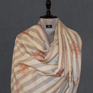 Chales de pashmina hechos a mano de Cachemira, chal de lana, batool, 40 x 80 pulgadas