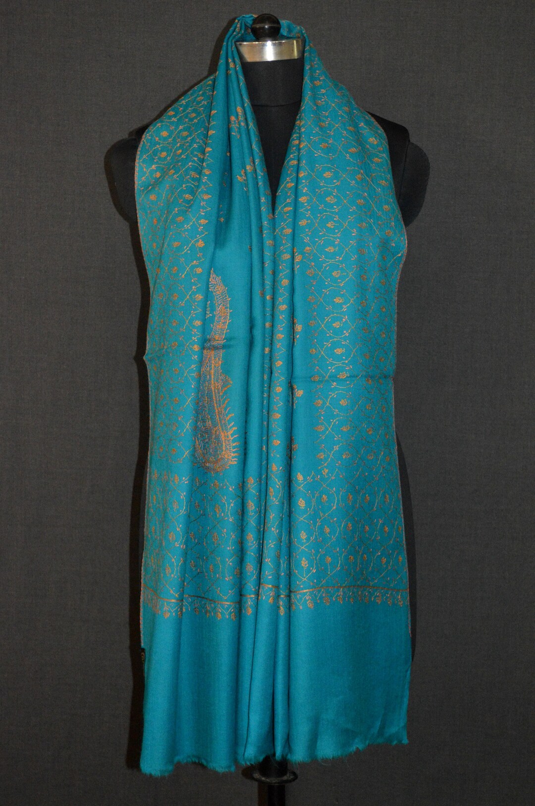 40x80kashmiri Hand Made Shawl Made in Kashmir - Etsy