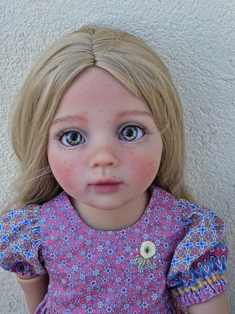 Repaint Gotz Happy Kidz Emma Repaint Doll Vinyl Doll Paola Etsy