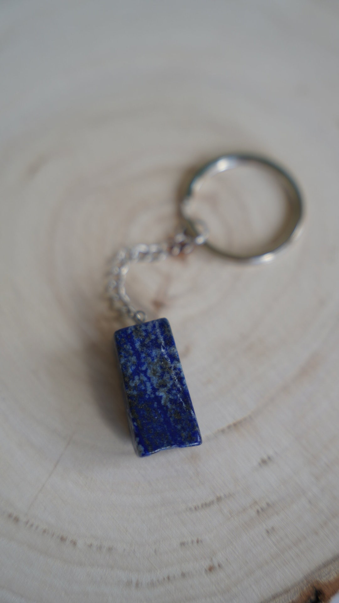 Lapis Lazuli Keychain Etsy
