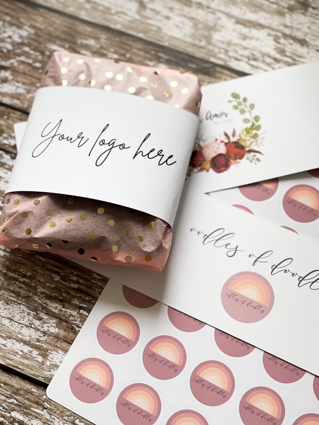 Belly Bands, Packaging Bands, Logo Wrap, Small Business Custom