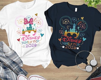 Custom Disneyland Family Trip 2026 Comfort Colors Shirt, Family Matching Shirt, Disneyland Castle 2026, Disneyland Vacation, Magic Kingdom