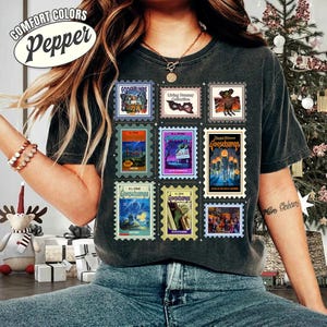 Comfort Colors Goosebumps Stamp Shirt, Goosebumps Movie Horrorland Shirt, Goosebumps Welcome To Horrorland, Retro R.L.Stine Goosebumps Shirt