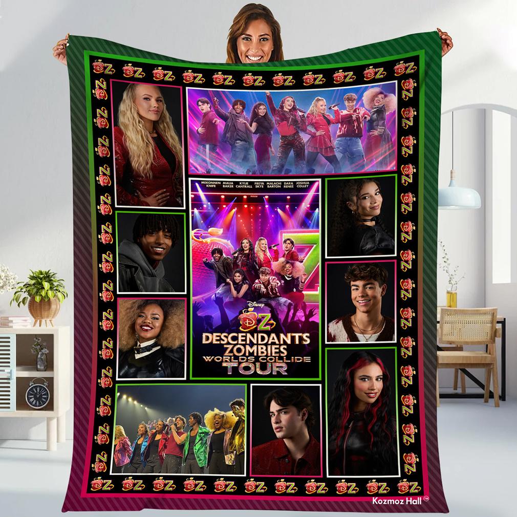 Disneyland Descendants Zombies Worlds Collide Tour Blanket, Dawn