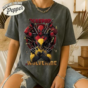 Deadpool and Wolverine Tshirt, Deadpool 3 Movie Shirt, Deadpool And Wolverine Shirt, Deadpool and Wolverine, Hugh Jackman, Wolverine Shirt