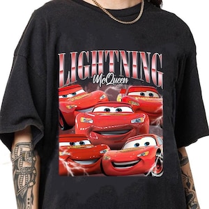 Vintage Cars Lightning Mcqueen Shirt, Vintage Graphic 90s Cars Shirt, Disneyland Mcqueen Mater Doc Shirt, Disneyland Magic Kingdom Shirt