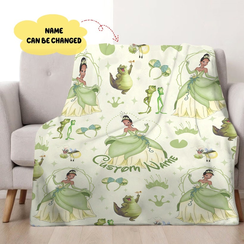 Princess Tiana Throw Etsy