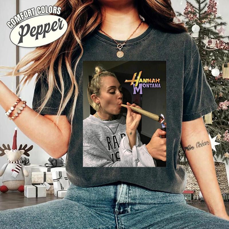 T-shirt Blanc Miley Cyrus - Anvil 100% Coton - Taille L - Neuf Avec étiquettes