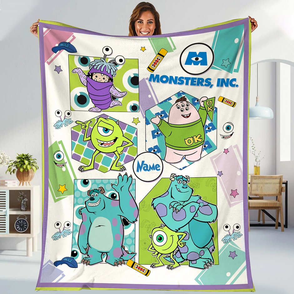 Monsters inc baby blanket hotsell