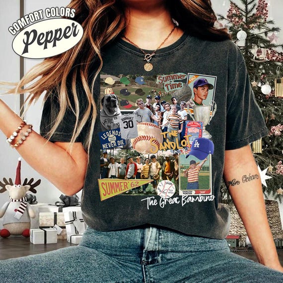 Comfort Colors Legends Never Die Shirt, The Sandlot Shirt, Baseball Squad Crew, Vintage Movie Shirt, Baseball Team Shirt, Sandlot Baseball