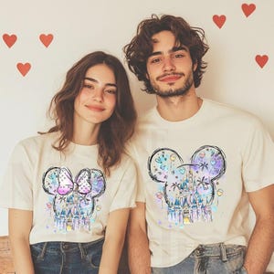 Disneyland Princess Castle Shirt, Disneyland Girl Vacation Shirt, Disneyland Watercolor Shirt, Girl Trip 2025 Shirt, Disneyland Castle Shirt