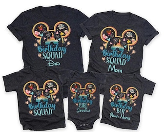 Disneyland Geburtstag Shirt, Geburtstag Disneyland 2025 Shirts, Disneyland Familie Shirt, bester Geburtstag aller Zeiten, magisches Königreich, Geburtstagskind-T-Shirts