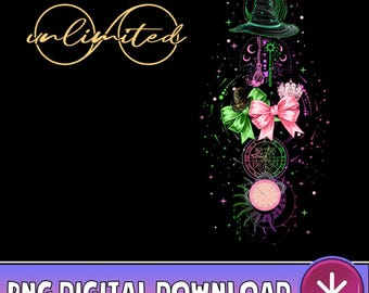 Unlimited Elphaba Glasses PNG, Wicked Movie Png, Pink And Green Bow, Wizard Of Oz, Broomstick Magic Png, Change For Good, Digital Download