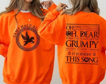 Two-Sided Camp Half Blood Sweatshirt, Percy Jackson Sweatshirt, Long Island Sound Shirt, Percy Jackson And The Olympians Shirt, Trendy Shirt