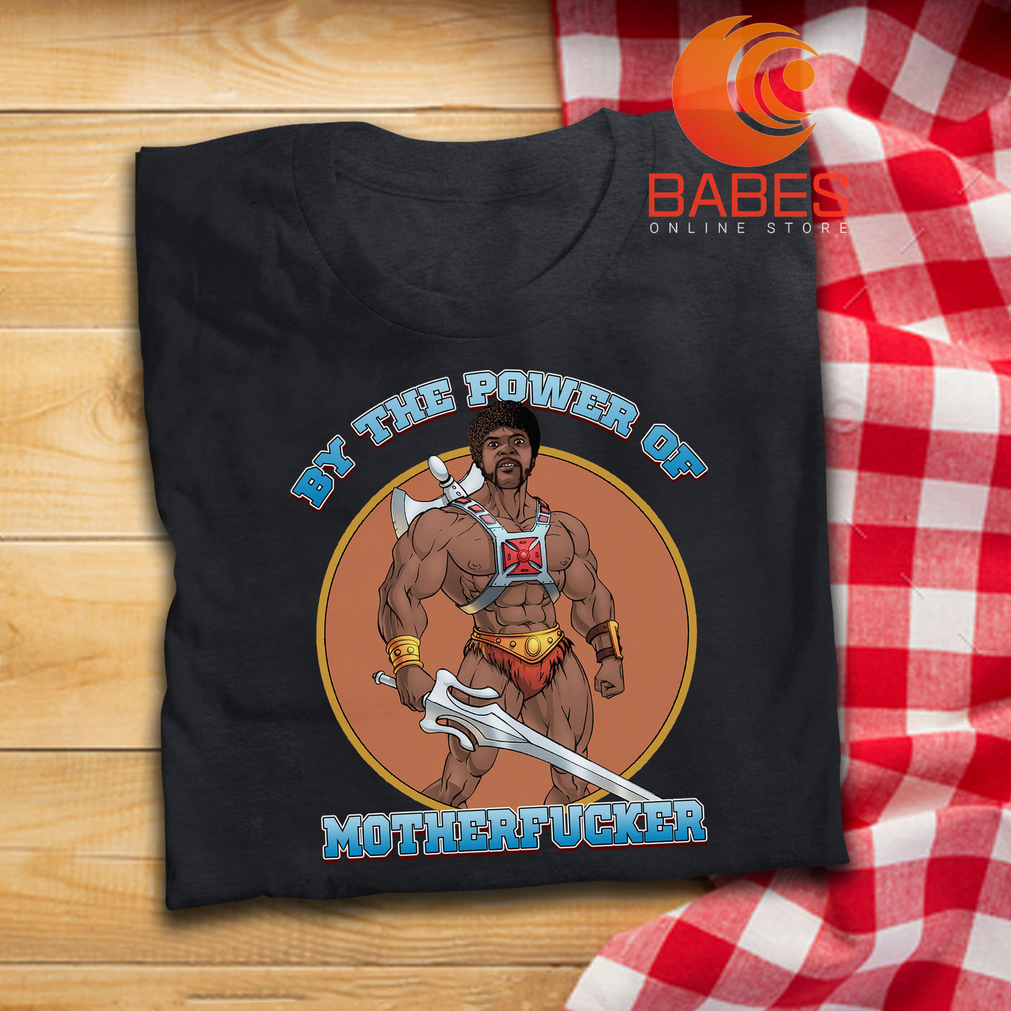 By the Power of Motherfucker T Shirt Samuel Jackson Funny T -  UK