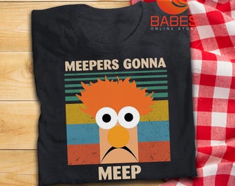 Beaker Muppet Meepers Gonna Meep Vintage T Shirt