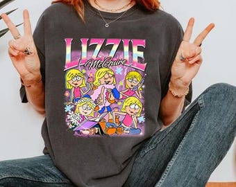 Lizzie McGuire Bootleg Shirt, Disneyland Lizzie McGuire Shirt, Girl Trip Shirt, Lizzie Mcguire Birthday Gift Shirt, Disneyworld Trip Shirt