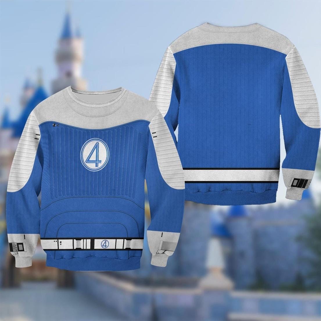 The Fantastic Four First Steps 3D Full Over Print Hoodie, Fantastic Four Halloween Costume Shirt, Superhero All Over Print, Avengers Costume