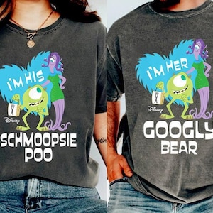 Disneyland Mike And Celia Shirt, Googly Bear Shirt, Schmoopsie Couples Shirt, Disneyland Anniversary, Monster Inc Valentines Couples Shirt