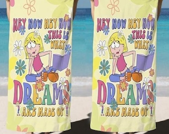 Toalla de playa de Lizzie McGuire, Lizzie McGuire: De esto están hechos los sueños, La película de Lizzie McGuire, Toalla de playa de Lizzie, Regalo para niña