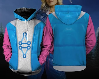 Disneyland Zombies 4 Addison 3D Full Over Print Hoodie, Zombies 4 Sweatshirt, Zombies Addison Halloween Cosplay Shirt, Zombies Costume Shirt