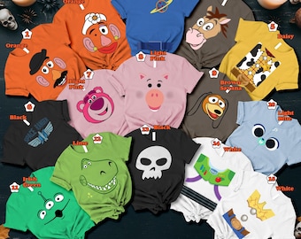 Toy Story Costume Halloween Shirt Woody Buzz Lightyear Jessie