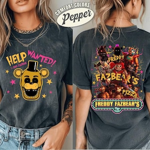 Comfort Colors Freddy Fazbear&#39;s Pizza Shirt, Five Nights At Freddy&#39;s, Freddy Fazbear Shirt, Villains Halloween, Halloween Horror Nights 2025