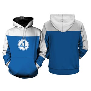 The Fantastic Four First Steps 3D Full Over Print Hoodie, Fantastic Four Halloween Costume Shirt, Superhero All Over Print, Avengers Costume