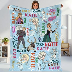 Nostalgic Disney Frozen Palace Pets Fleece Blanket sisters Forever Pink Girls Gifts Etsy Canada