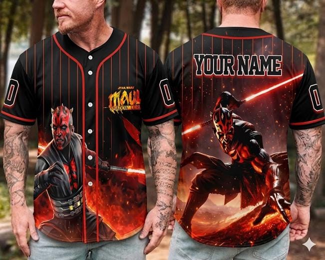 Darth Maul Baseball Jersey - Etsy